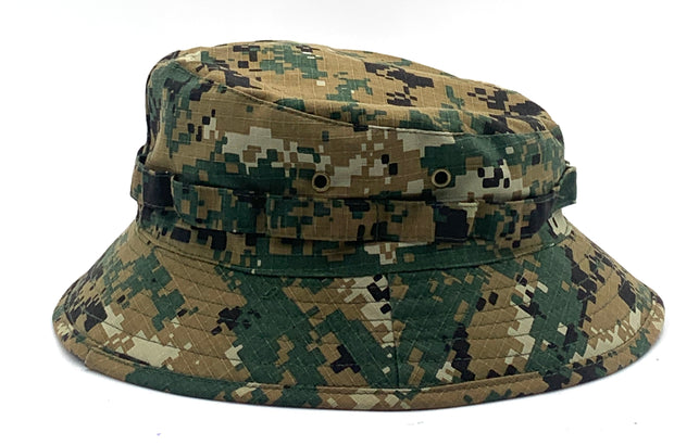 Sombrero de Pescador Táctico Verde Pixel