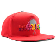 Gorra Para Hombre Mexico Graffiti Militar Fury Rojo