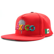 Gorra Para Hombre Mexico Graffiti Militar Fury Rojo