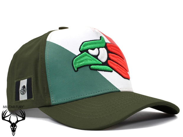 Gorra Para Hombre Aguila Tricolor  Beisbol Verde
