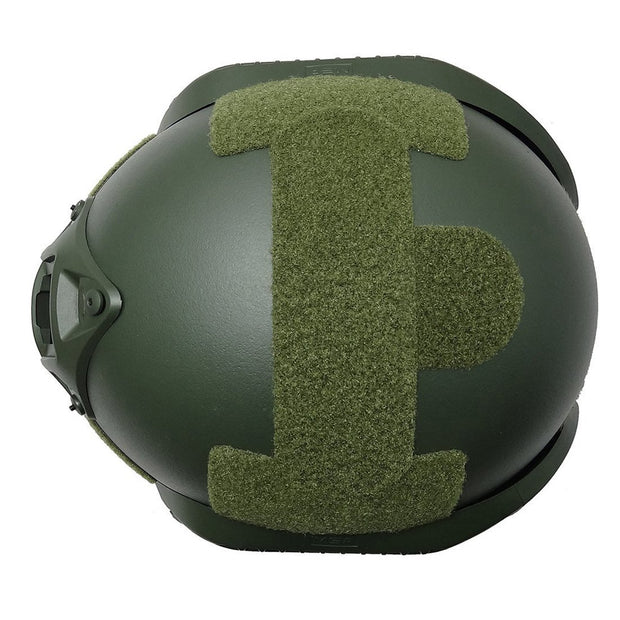 Casco Militar Táctico Ajustable Paintball Airsoft Verde 286
