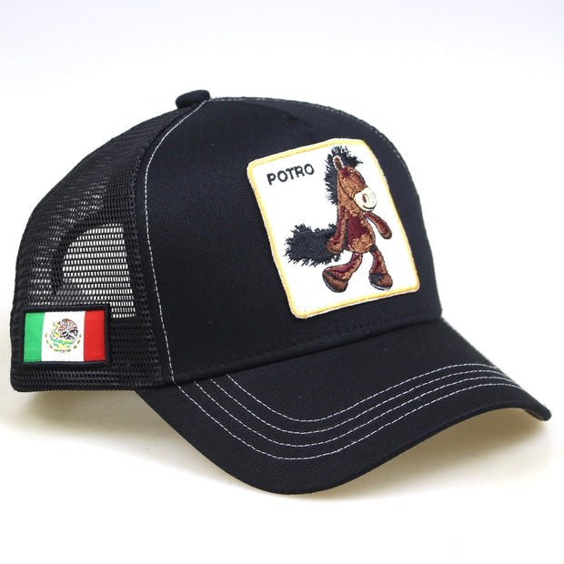 Gorra Para Hombre México Beisbol Negro-Potro