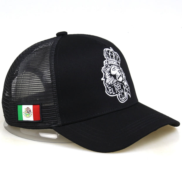 Gorra Para Hombre México Beisbol Negro-El Rey