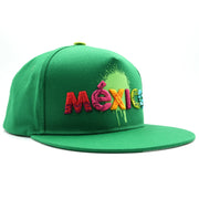 Gorra Para Hombre Mexico Graffiti Militar Fury Verde