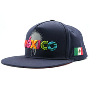 Gorra Para Hombre Mexico Graffiti Militar Fury Azul Marino