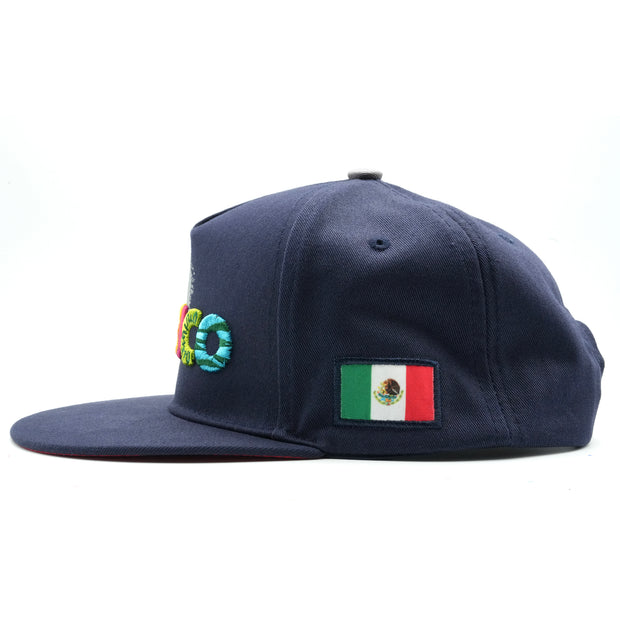 Gorra Para Hombre Mexico Graffiti Militar Fury Azul Marino