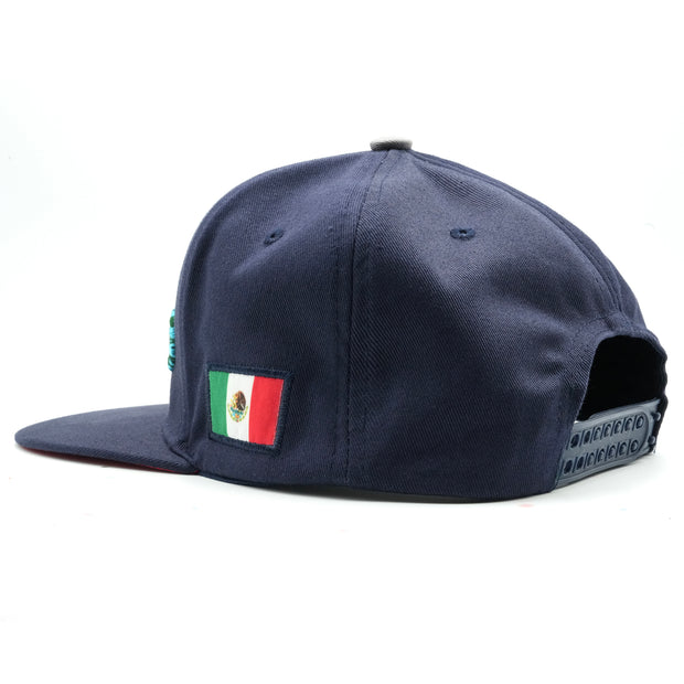 Gorra Para Hombre Mexico Graffiti Militar Fury Azul Marino