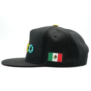 Gorra Para Hombre Mexico Graffiti Militar Fury Negro