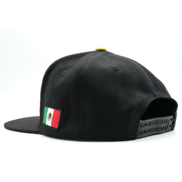 Gorra Para Hombre Mexico Graffiti Militar Fury Negro