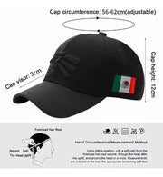 Gorra Para Hombre Águila Hecho En México Beisbol Negro - Tricolor V3