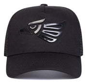 Gorra Para Hombre Águila Hecho En México Beisbol Negro - Tricolor V2