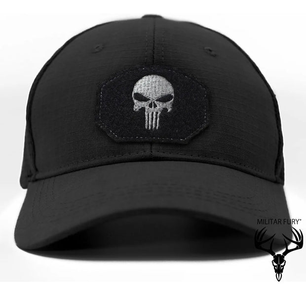 Gorra Para Hombre Calavera Beisbol Negro-Calavera