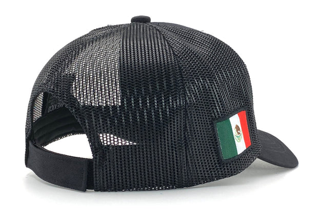 Gorra Para Hombre Táctica Militar Escudo México Beisbol Negro - Tricolor