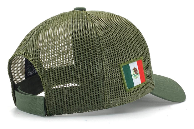Gorra Para Hombre Táctica Militar Escudo México Beisbol Verde - Tricol –  Militar Fury